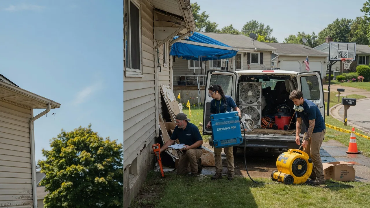 Ceiling Leak Cleanup in Norwalk, OH near me
